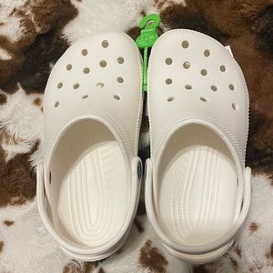 BRAND NEW 🤍 White Crocs - KIDS